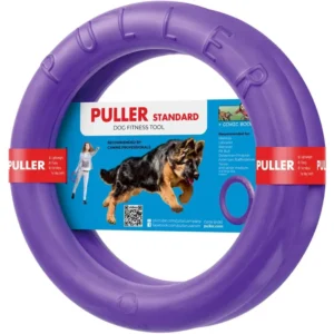 Puller Outdoor Dog Ring Toys - Dog Fetch Toy & Tug of War Dog Toy for Small Medium Large Dogs - Dog Ball & Soft Dog Frisbee Alt