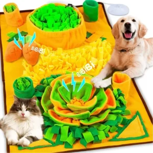 Large Snuffle Mat for Dogs Pet Interactive Training and Stress Relief Sniff Feeding Mat Slow Feeder Dog Treat Mat Dog Toys