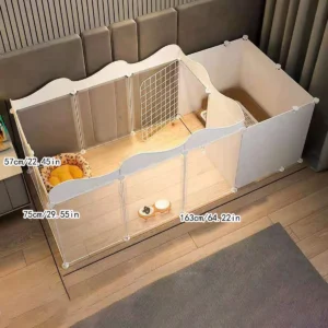 Dog Kennel Duck Fence Pet Cat Special Indoor Anti-Cue Delivery Room Small Size Dogs Balcony Fence Rabbit Home Cage